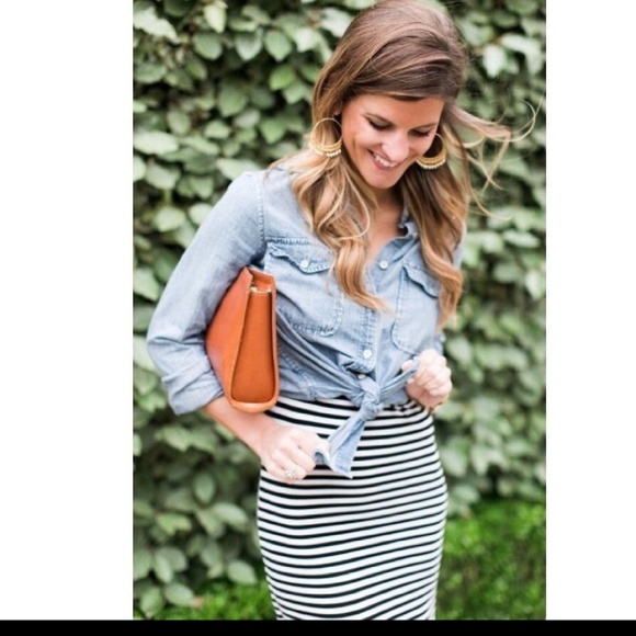 Midi in stripes dress - Picture 3 of 3